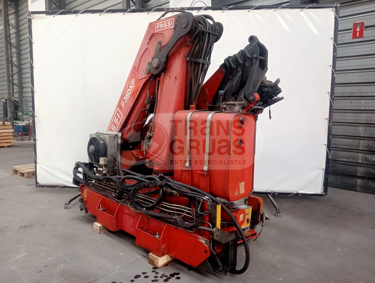 Grúa hidráulica Fassi F360BXP.25 - Rakodódaru: 3 kép. Grúa hidráulica Fassi F360BXP.25 - Rakodódaru: 3 kép.