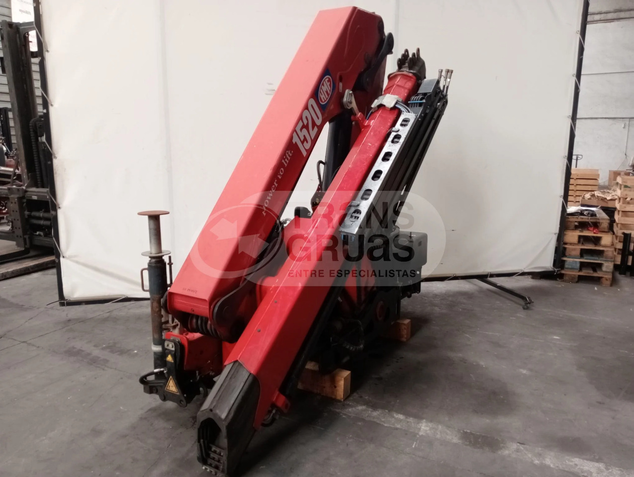 Grúa hidráulica HMF 1520 K4 - Rakodódaru: 3 kép. Grúa hidráulica HMF 1520 K4 - Rakodódaru: 3 kép.