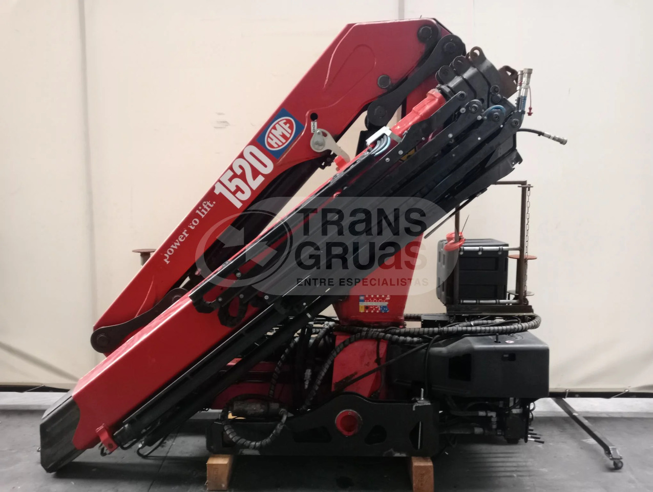 Grúa hidráulica HMF 1520 K4 - Rakodódaru: 5 kép. Grúa hidráulica HMF 1520 K4 - Rakodódaru: 5 kép.