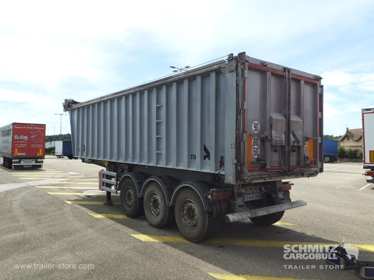 STAS Tipper Alu-square sided body - Félpótkocsi billenőplatós: 4 kép. STAS Tipper Alu-square sided body - Félpótkocsi billenőplatós: 4 kép.