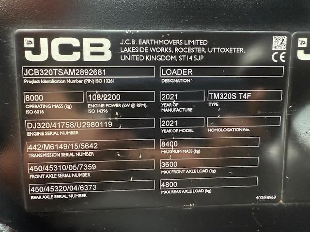 JCB TM 320 S T4F - Teleszkópos rakodó: 5 kép. JCB TM 320 S T4F - Teleszkópos rakodó: 5 kép.