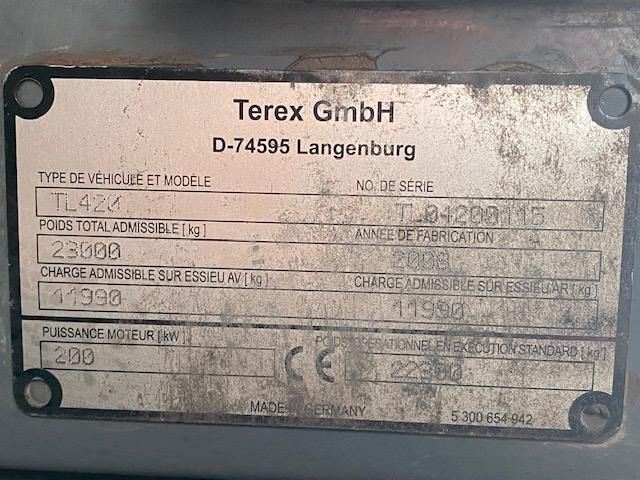 Terex TL 420 - Gumikerekes homlokrakodó: 5 kép. Terex TL 420 - Gumikerekes homlokrakodó: 5 kép.