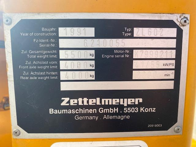 Zettelmeyer ZL 602 - Gumikerekes homlokrakodó: 5 kép. Zettelmeyer ZL 602 - Gumikerekes homlokrakodó: 5 kép.