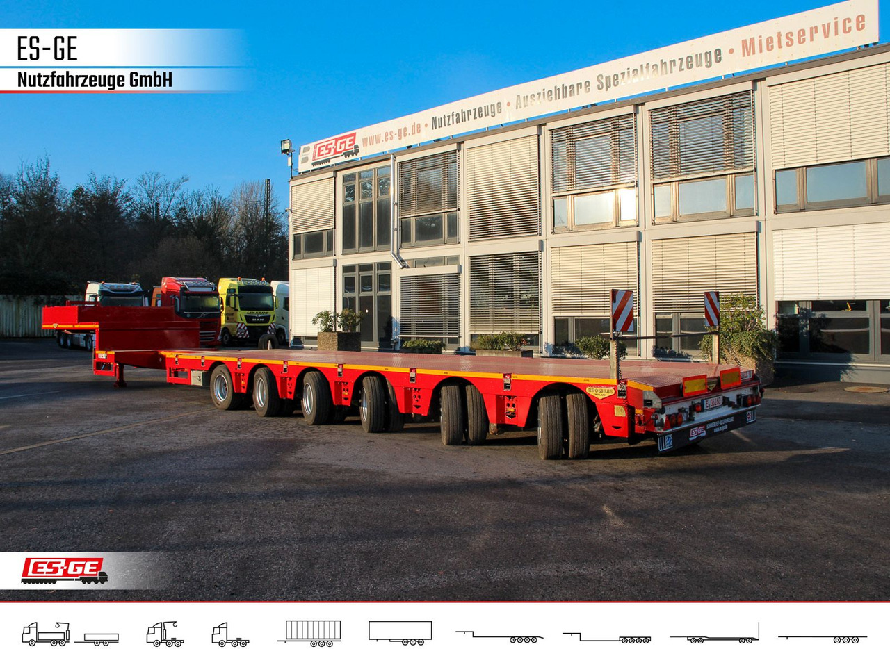 Broshuis 6-Achs-Satteltieflader - teleskopierbar - Félpótkocsi mélybölcsős: 2 kép. Broshuis 6-Achs-Satteltieflader - teleskopierbar - Félpótkocsi mélybölcsős: 2 kép.