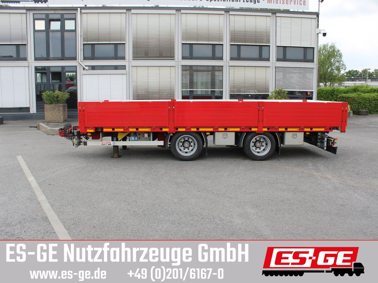 ES-GE Tandemanhänger - Containerverr. - Platós pótkocsi: 5 kép. ES-GE Tandemanhänger - Containerverr. - Platós pótkocsi: 5 kép.
