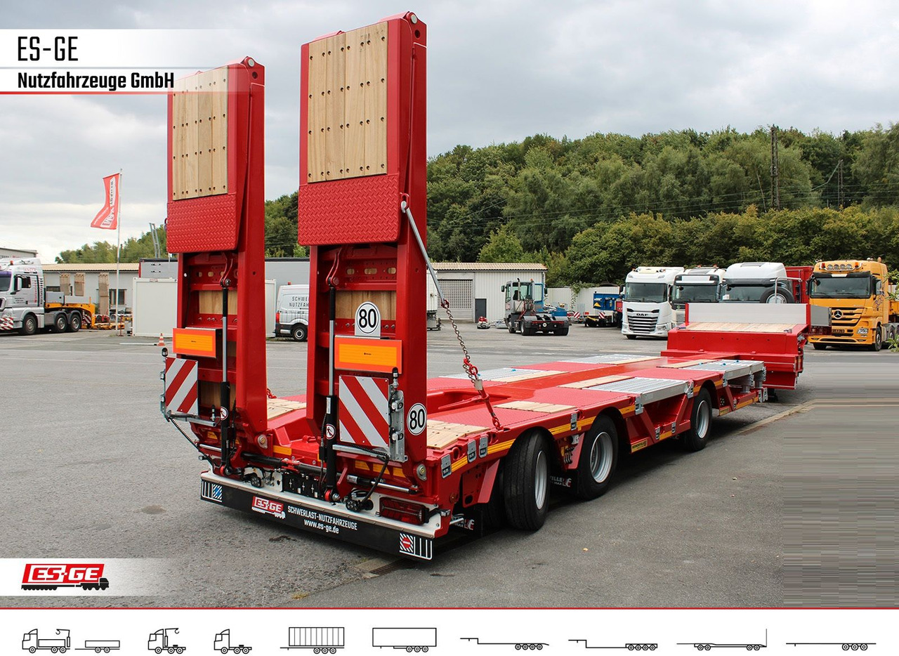 Faymonville Multimax Satteltieflader (1+2) - nachlaufgelenkt - Félpótkocsi mélybölcsős: 3 kép. Faymonville Multimax Satteltieflader (1+2) - nachlaufgelenkt - Félpótkocsi mélybölcsős: 3 kép.