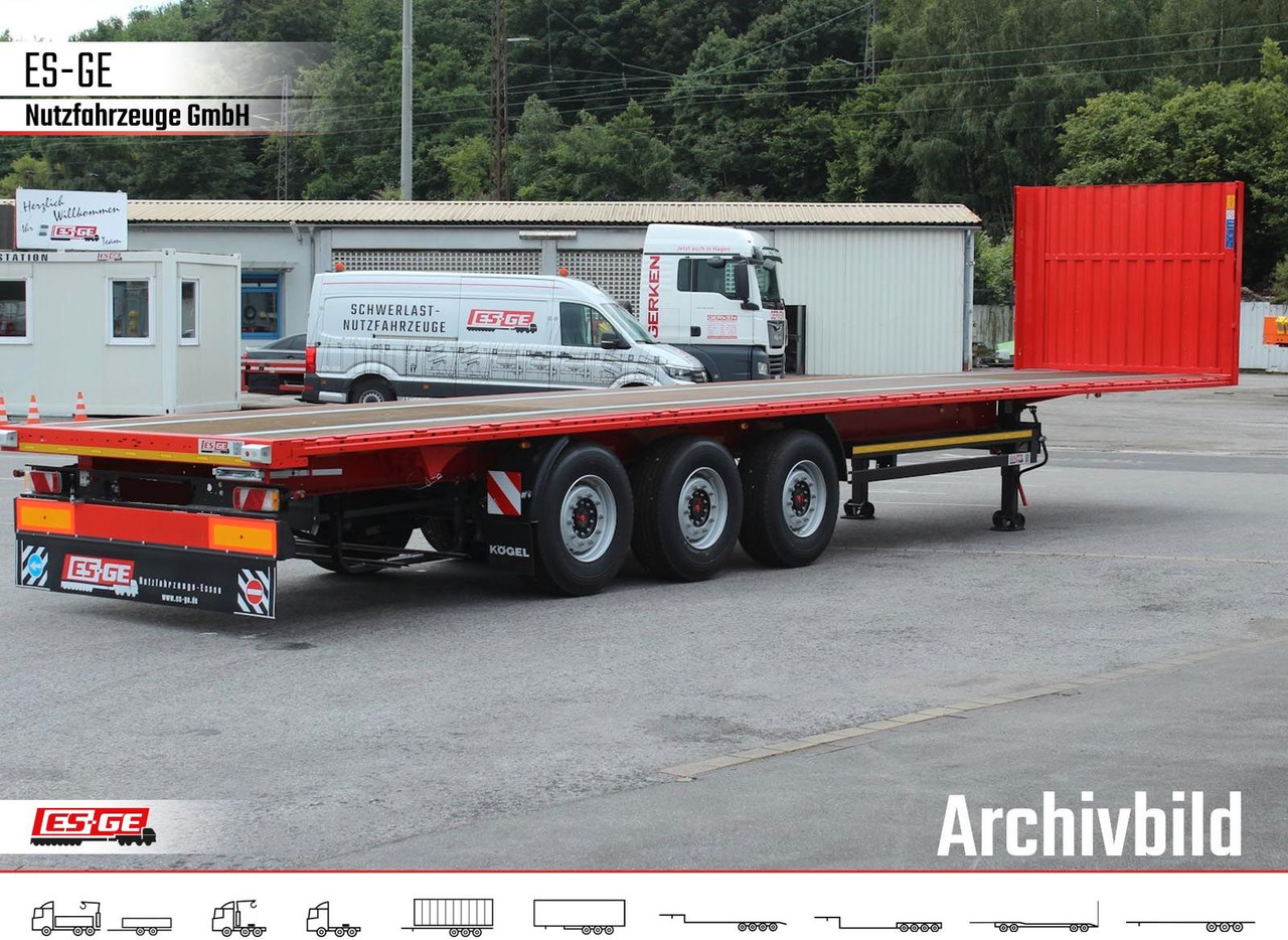 Kögel Multi Chassis. Rungen - Platós félpótkocsi: 3 kép. Kögel Multi Chassis. Rungen - Platós félpótkocsi: 3 kép.