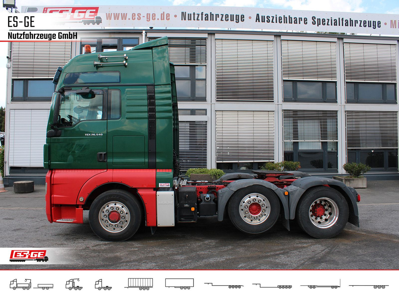MAN TGX 26.540 6X2 BLS mit Hydrodrive - Nyergesvontató: 2 kép. MAN TGX 26.540 6X2 BLS mit Hydrodrive - Nyergesvontató: 2 kép.