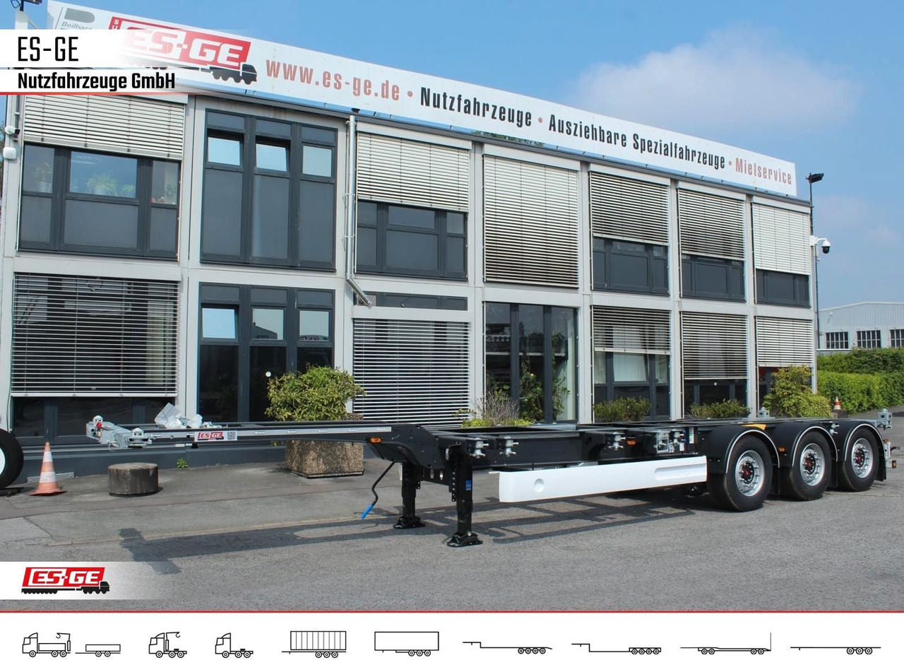 Wielton 3-Achs-Containerchassis - multifunktional - Félpótkocsi cserefelépítményes: 2 kép. Wielton 3-Achs-Containerchassis - multifunktional - Félpótkocsi cserefelépítményes: 2 kép.