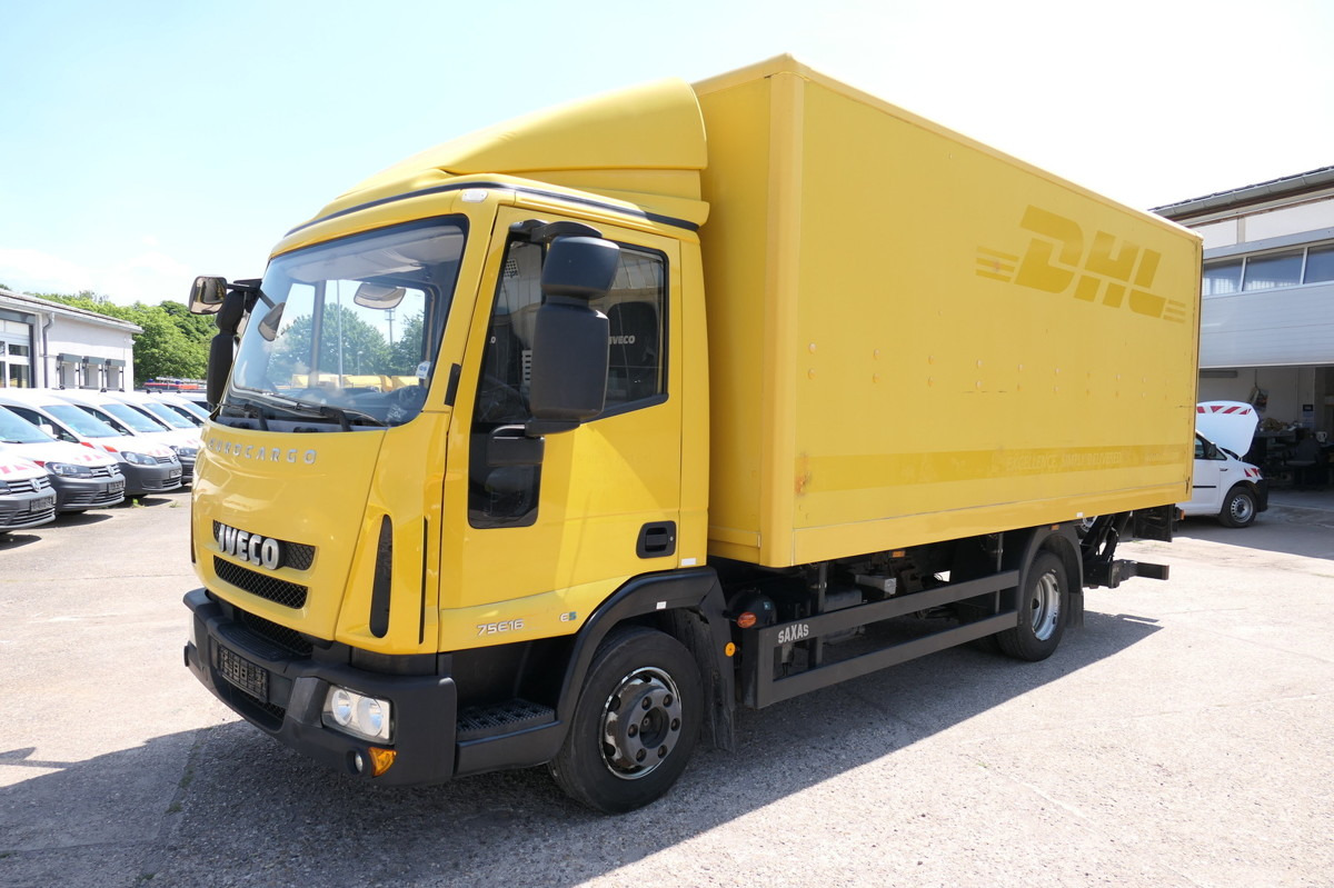 IVECO EuroCargo ML 75 E 16 P LBW LUFT AUTOMATIK COC EU - Dobozos kisteherautó: 2 kép. IVECO EuroCargo ML 75 E 16 P LBW LUFT AUTOMATIK COC EU - Dobozos kisteherautó: 2 kép.