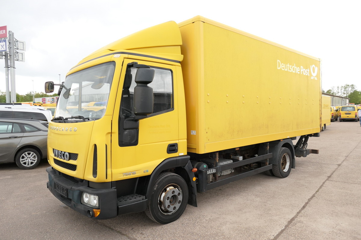 IVECO EuroCargo ML 75 E 16 P LBW LUFT AUTOMATIK EURO-5 - Dobozos felépítményű teherautó: 1 kép. IVECO EuroCargo ML 75 E 16 P LBW LUFT AUTOMATIK EURO-5 - Dobozos felépítményű teherautó: 1 kép.