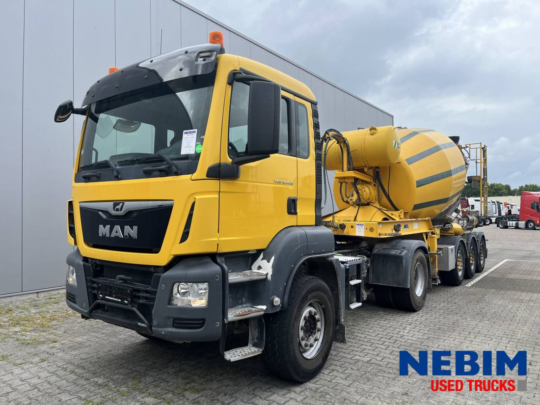 MAN TGS 41 TGS410 + Mixer 12m3 - Betonmixer: 1 kép. MAN TGS 41 TGS410 + Mixer 12m3 - Betonmixer: 1 kép.