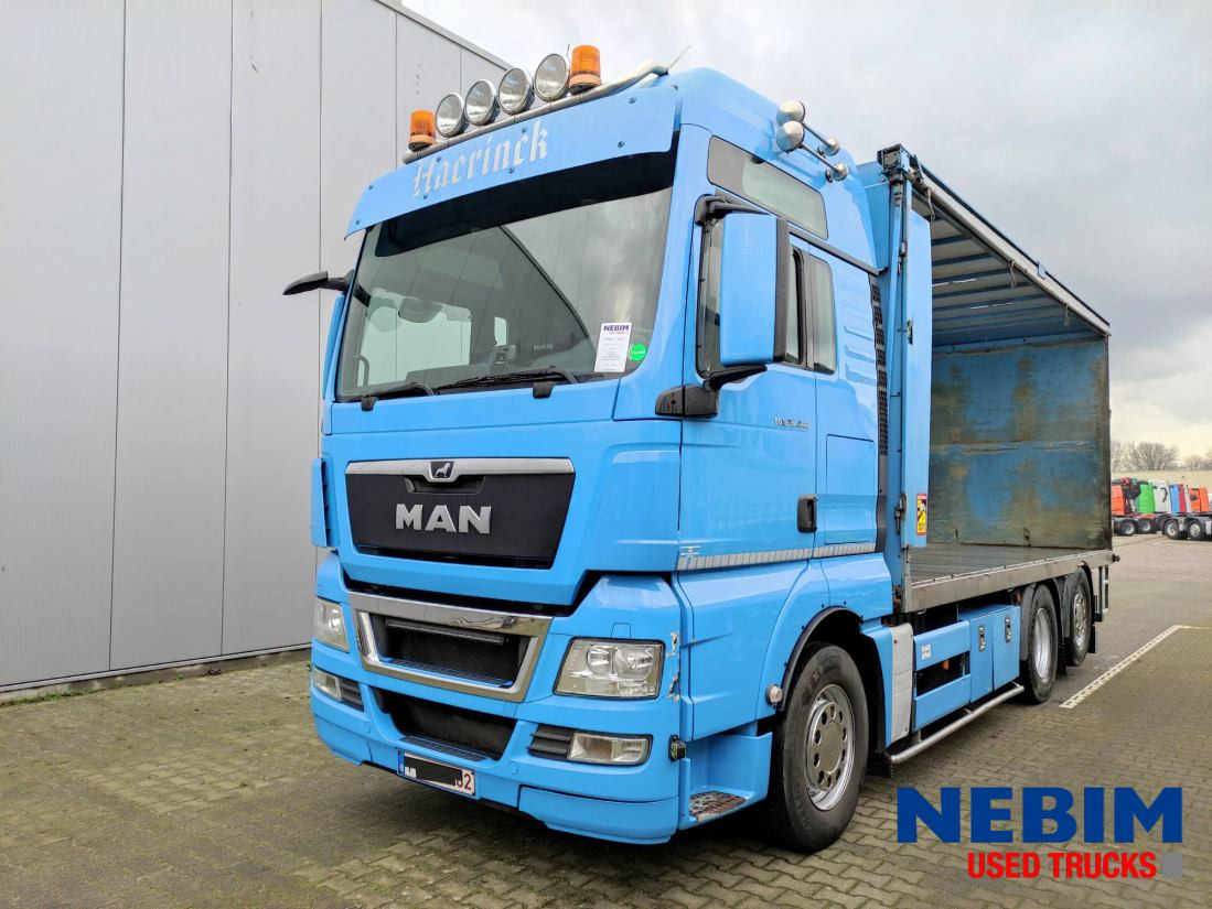 MAN TGX 26.440 XXL 6x2 - Poultry Transport - Chicken Transport - Ponyvás teherautó: 1 kép. MAN TGX 26.440 XXL 6x2 - Poultry Transport - Chicken Transport - Ponyvás teherautó: 1 kép.