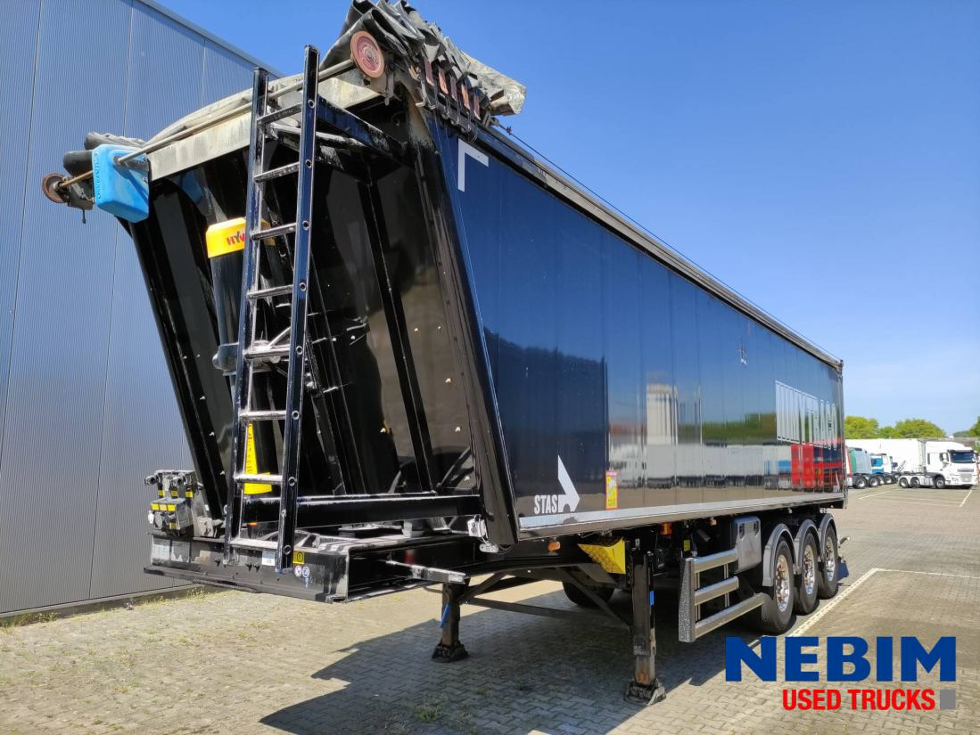 Stas S300CX 48m3 - Full ALU - Teflon Floor Plate - Wate R ClEaner - Félpótkocsi billenőplatós: 1 kép. Stas S300CX 48m3 - Full ALU - Teflon Floor Plate - Wate R ClEaner - Félpótkocsi billenőplatós: 1 kép.