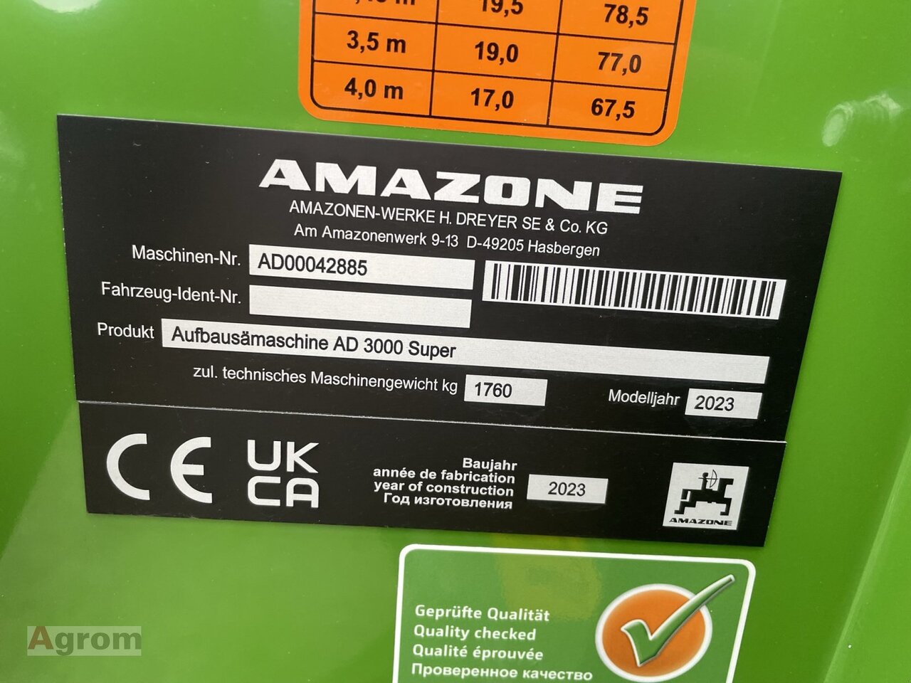 Amazone KE 3002-190 / AD 3000 Super - Szemenkénti vetőgép: 5 kép. Amazone KE 3002-190 / AD 3000 Super - Szemenkénti vetőgép: 5 kép.