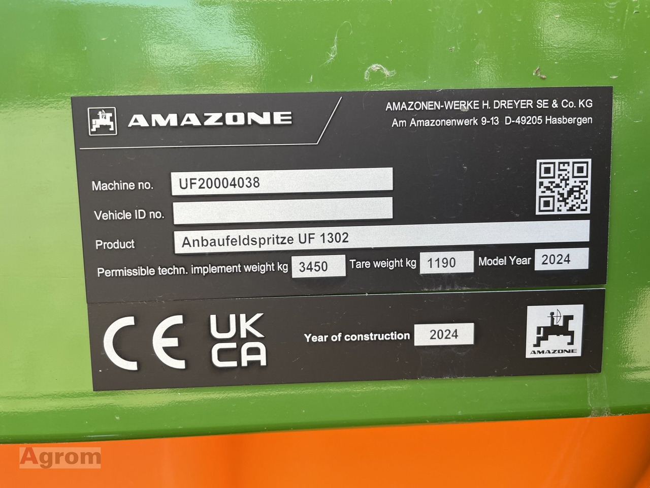 Amazone UF 1302 lízing Amazone UF 1302: 8 kép. Amazone UF 1302 lízing Amazone UF 1302: 8 kép.
