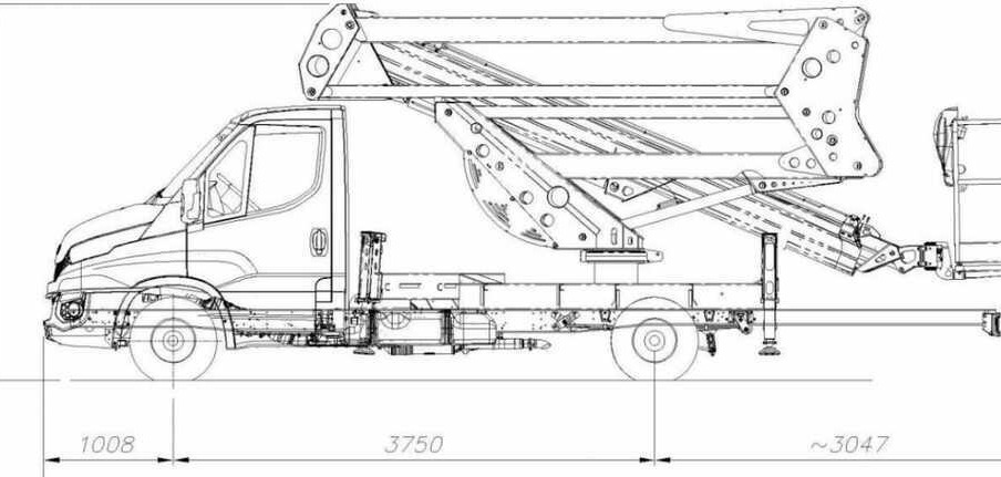 SOCAGE 20 D (IVECO) - Emelőkosaras teherautó: 4 kép. SOCAGE 20 D (IVECO) - Emelőkosaras teherautó: 4 kép.