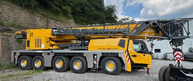 Grove GMK 5150XL - Autódaru: 1 kép. Grove GMK 5150XL - Autódaru: 1 kép.