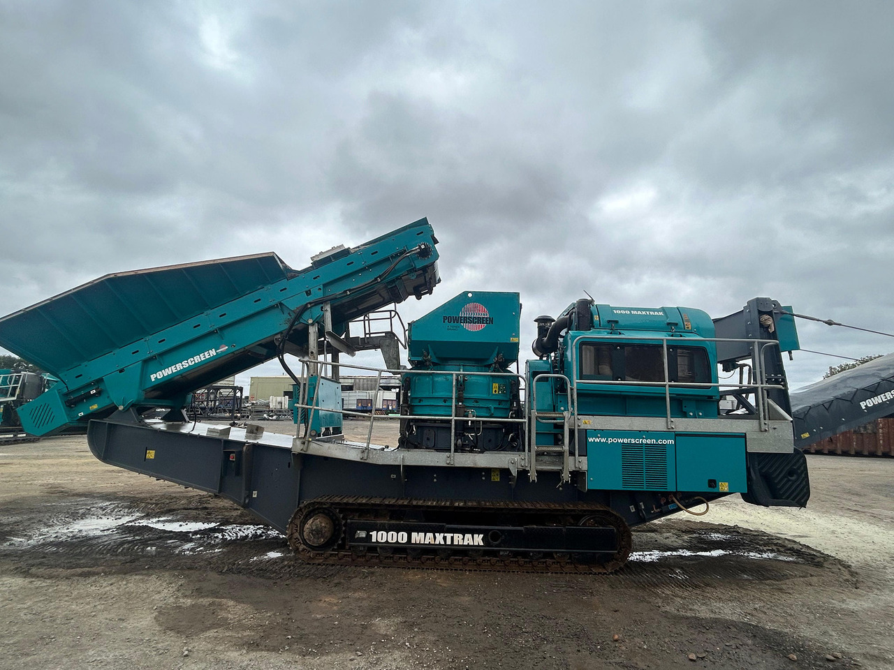Powerscreen 1000 Maxtrak - Kúpos törő: 2 kép. Powerscreen 1000 Maxtrak - Kúpos törő: 2 kép.