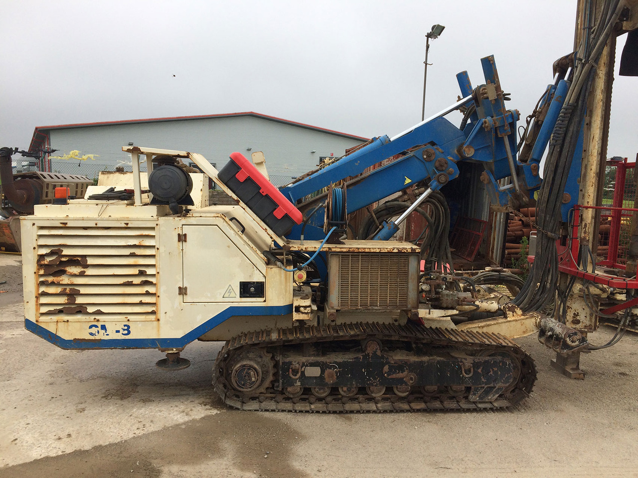 Soilmec SM-8 - Fúrógép: 1 kép. Soilmec SM-8 - Fúrógép: 1 kép.
