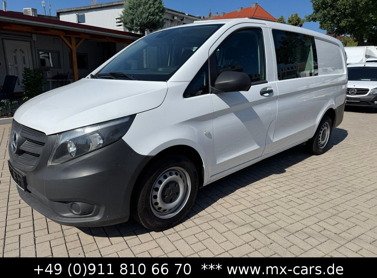 Mercedes-Benz Vito 110 CDi lang Doka Mixto 6 Sitze Klima - Kis furgon: 1 kép. Mercedes-Benz Vito 110 CDi lang Doka Mixto 6 Sitze Klima - Kis furgon: 1 kép.