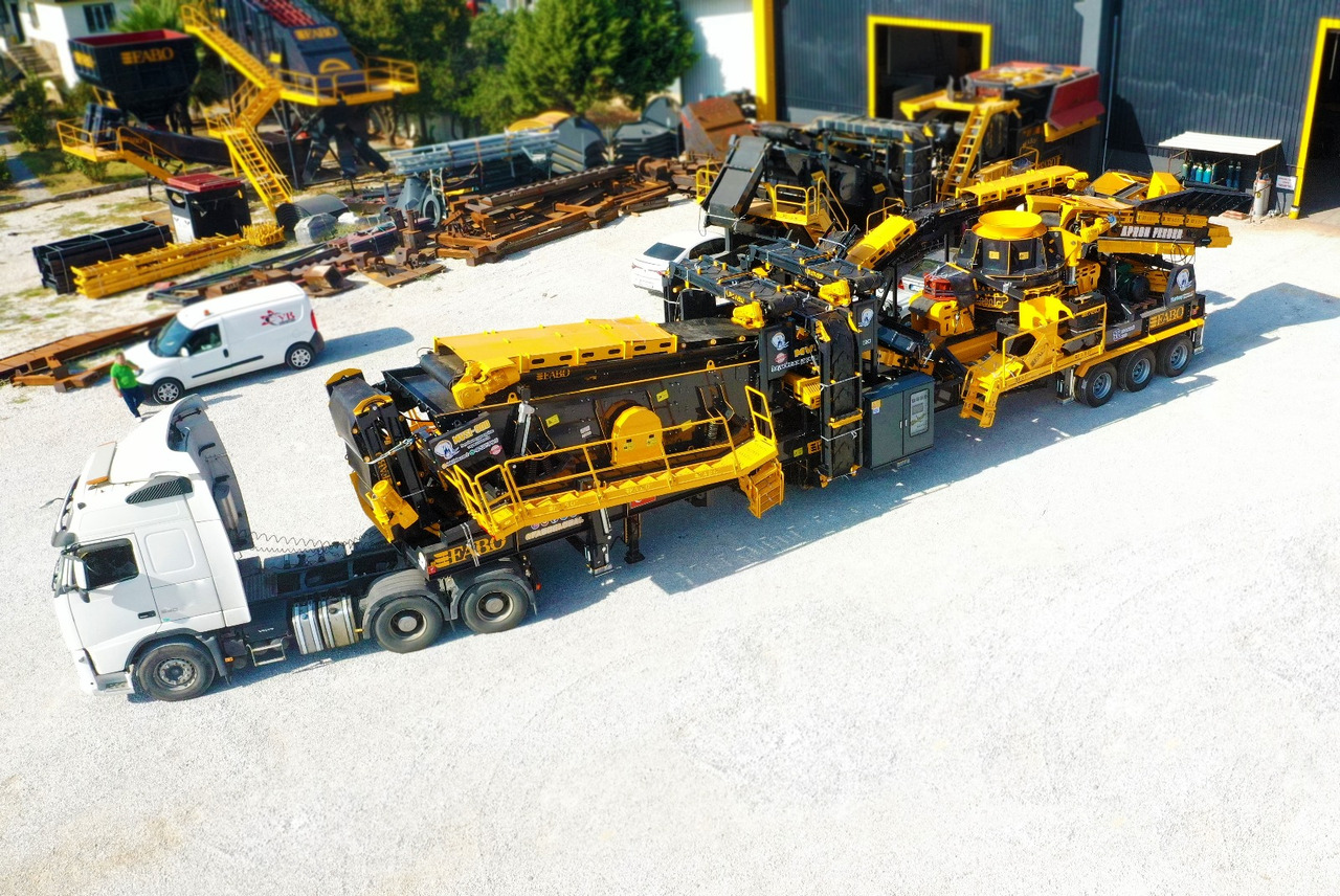 FABO Mobile crusher - Mobil törőgép: 5 kép. FABO Mobile crusher - Mobil törőgép: 5 kép.