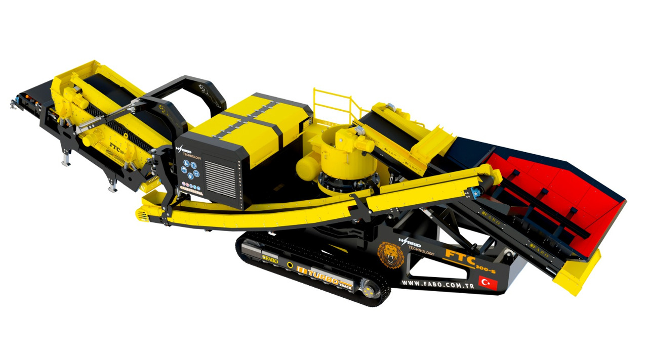 FABO Mobile crusher - Mobil törőgép: 5 kép. FABO Mobile crusher - Mobil törőgép: 5 kép.