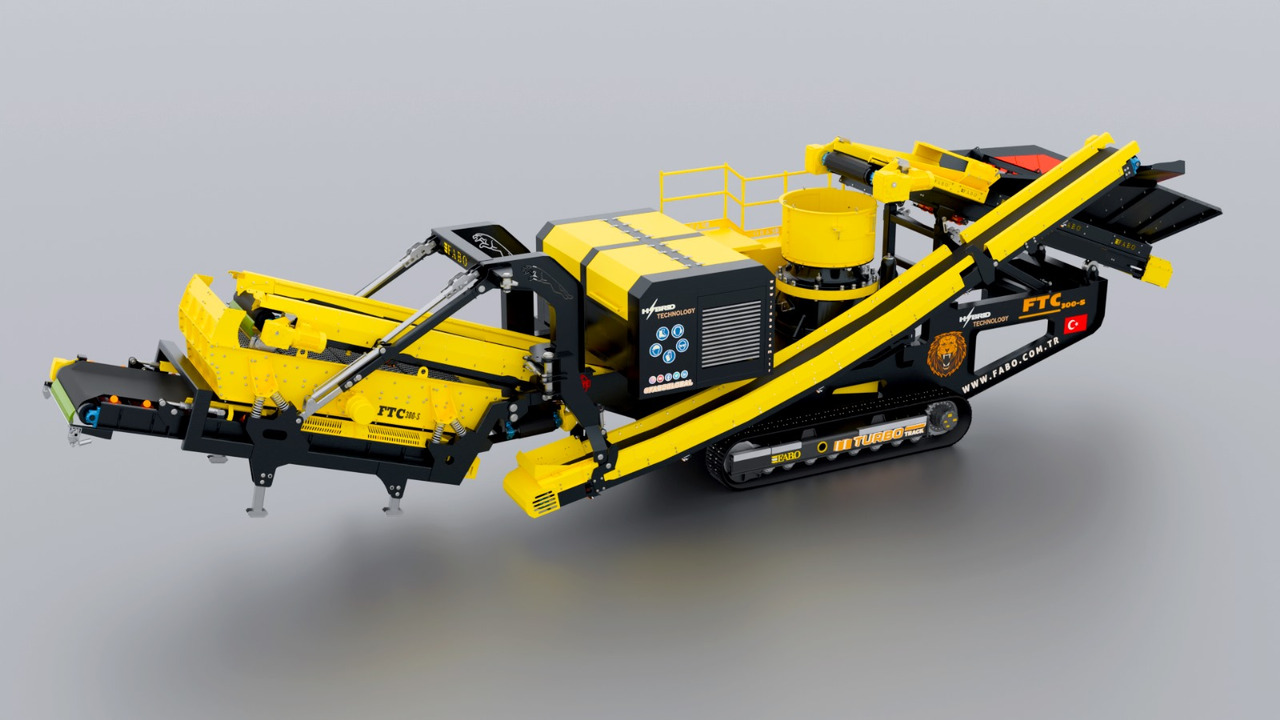 FABO Mobile crusher - Mobil törőgép: 3 kép. FABO Mobile crusher - Mobil törőgép: 3 kép.