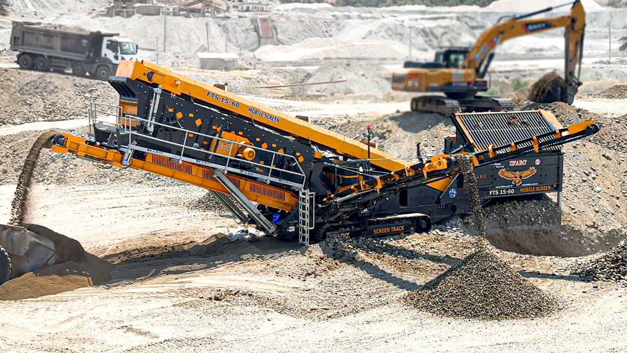 FABO Mobile crusher - Mobil törőgép: 3 kép. FABO Mobile crusher - Mobil törőgép: 3 kép.