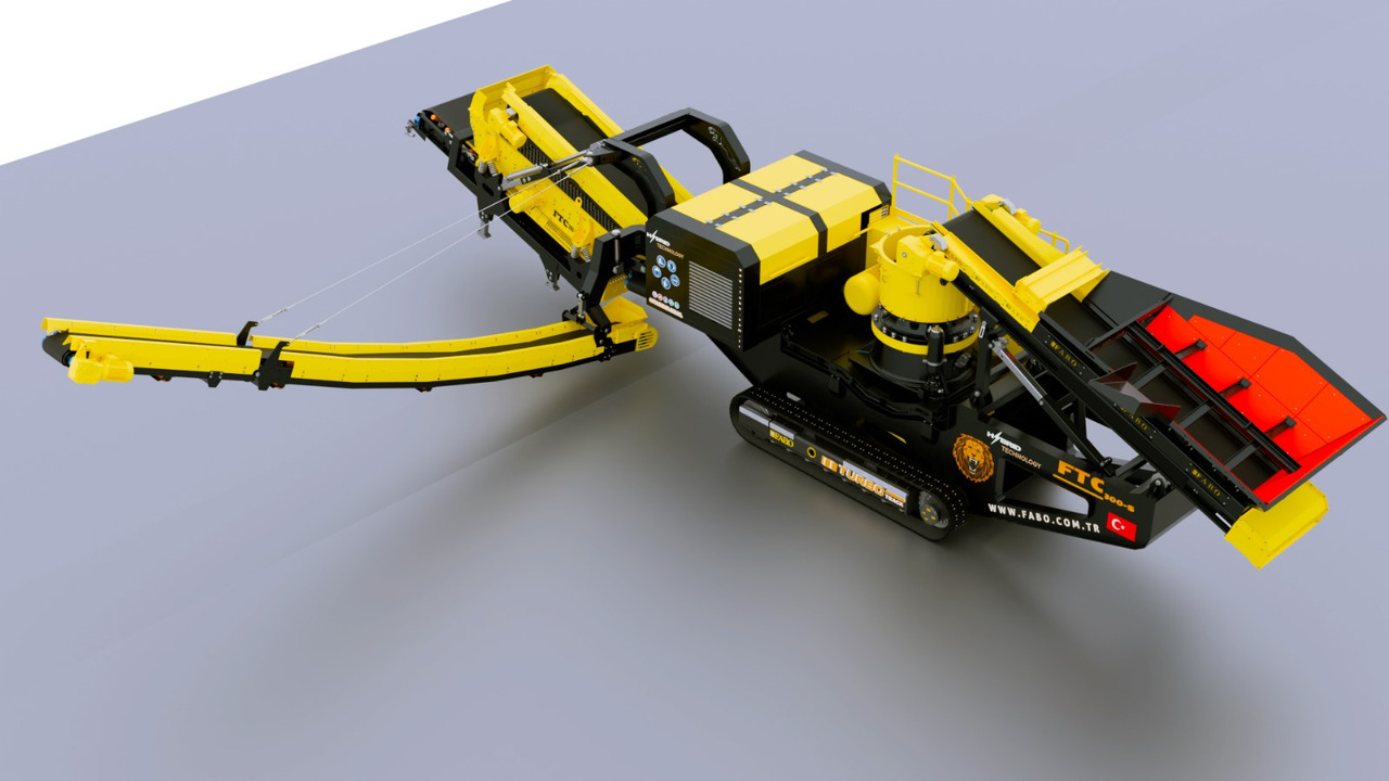 FABO Mobile crusher - Mobil törőgép: 4 kép. FABO Mobile crusher - Mobil törőgép: 4 kép.