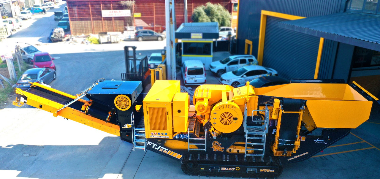 FABO Mobile crusher - Mobil törőgép: 1 kép. FABO Mobile crusher - Mobil törőgép: 1 kép.