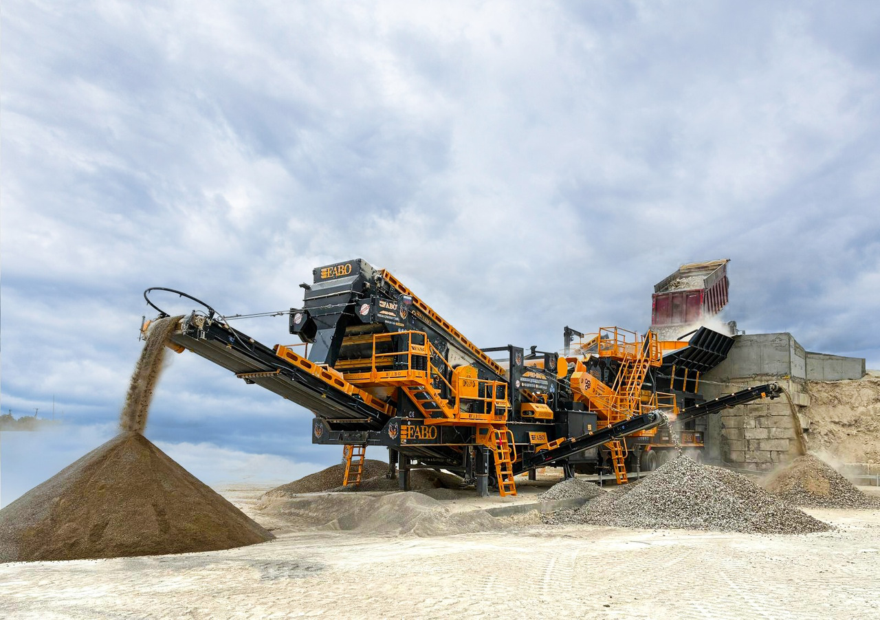 FABO Mobile crusher - Mobil törőgép: 2 kép. FABO Mobile crusher - Mobil törőgép: 2 kép.