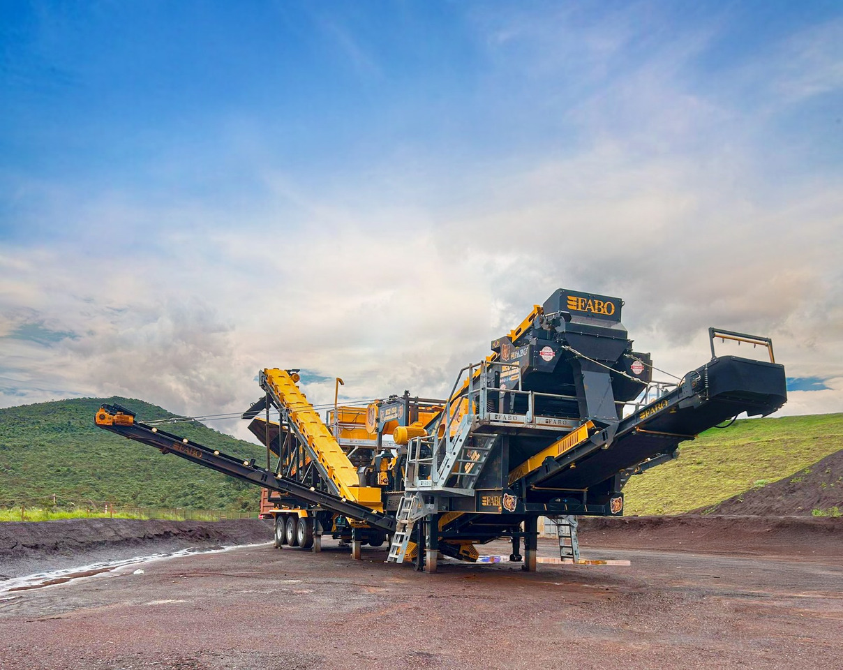FABO Mobile crusher - Mobil törőgép: 4 kép. FABO Mobile crusher - Mobil törőgép: 4 kép.