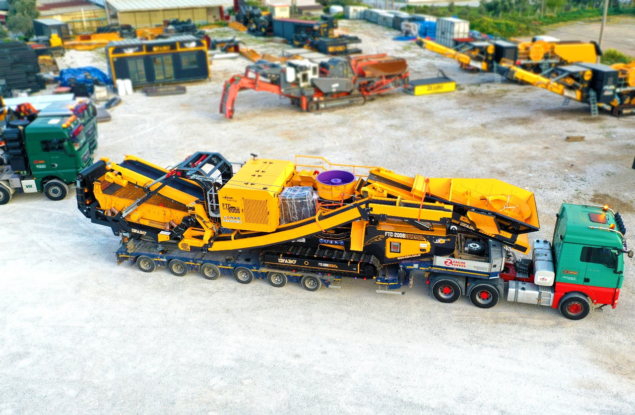 FABO Mobile crusher - Mobil törőgép: 3 kép. FABO Mobile crusher - Mobil törőgép: 3 kép.
