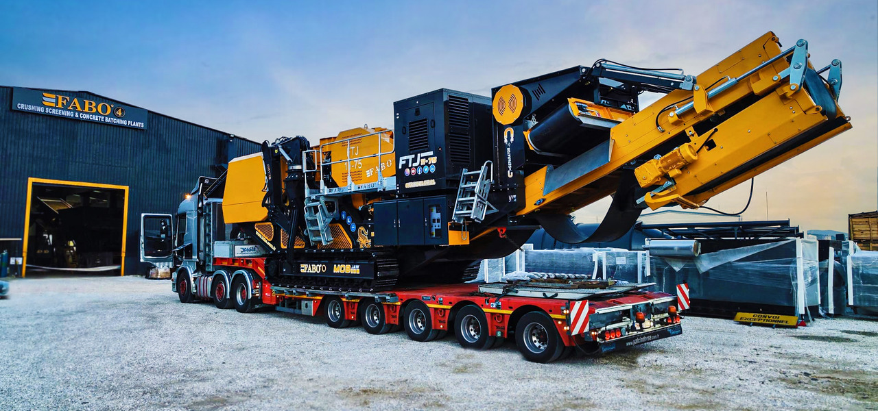 FABO Mobile crusher - Mobil törőgép: 5 kép. FABO Mobile crusher - Mobil törőgép: 5 kép.
