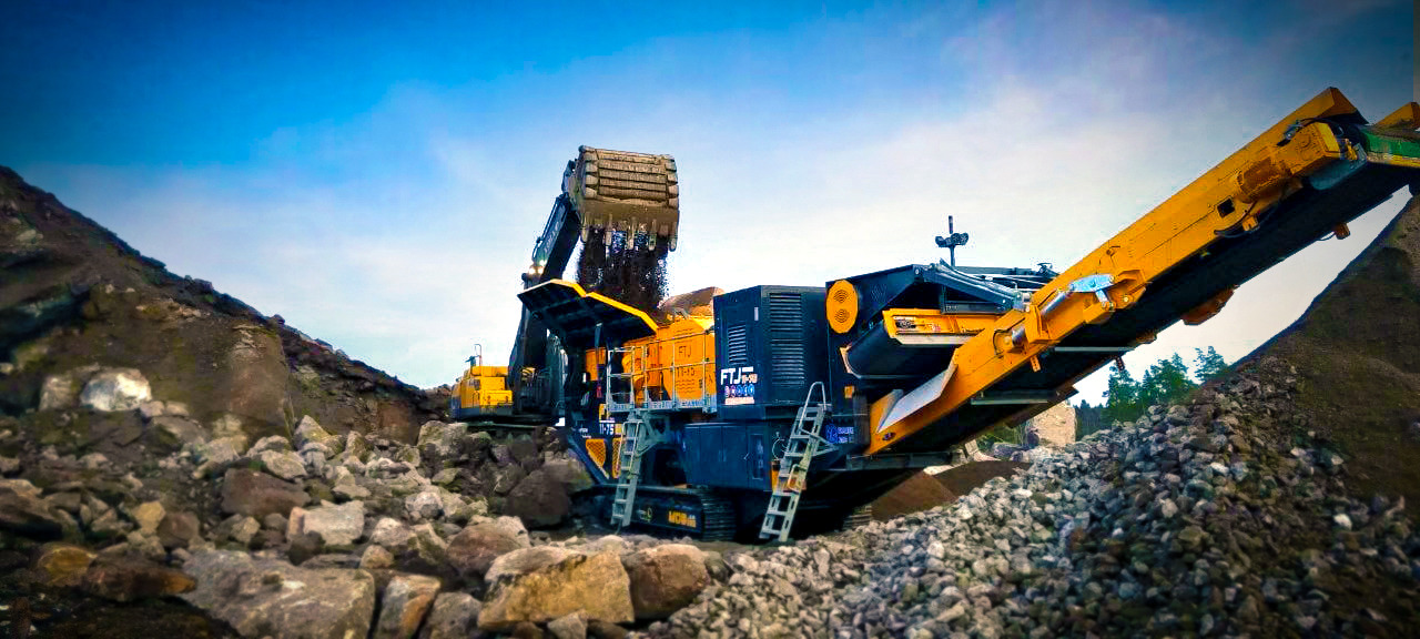 FABO Mobile crusher - Mobil törőgép: 3 kép. FABO Mobile crusher - Mobil törőgép: 3 kép.