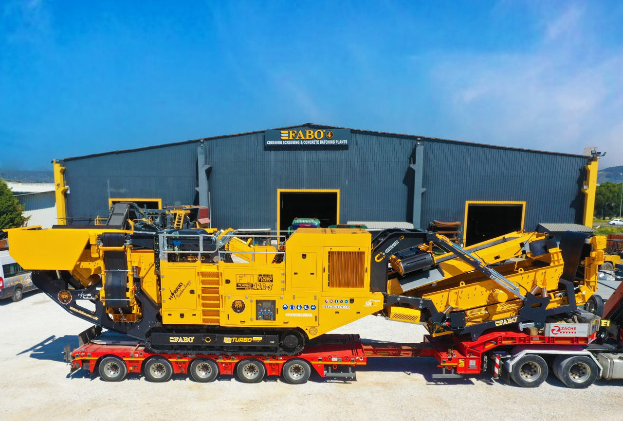 FABO Mobile crusher - Mobil törőgép: 1 kép. FABO Mobile crusher - Mobil törőgép: 1 kép.