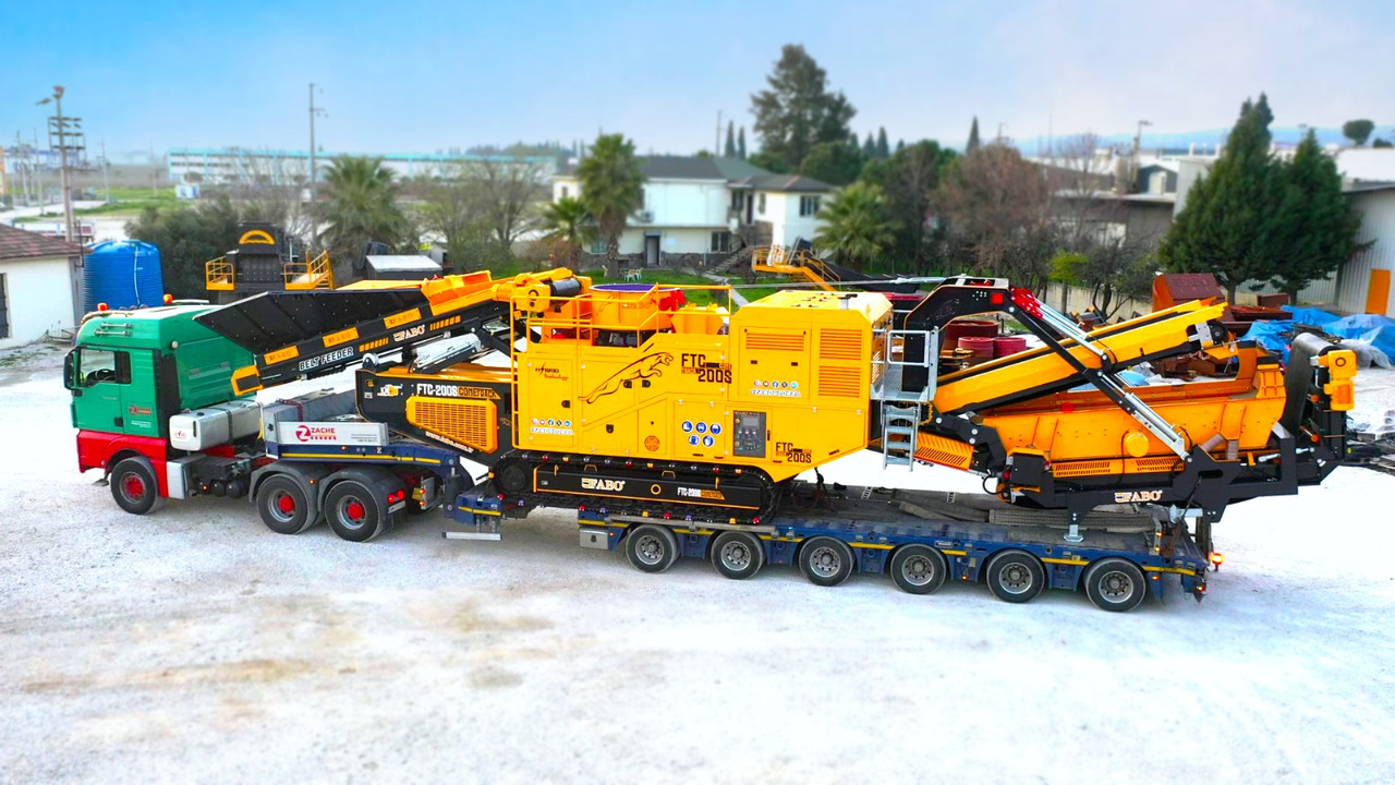 FABO Mobile crusher - Mobil törőgép: 4 kép. FABO Mobile crusher - Mobil törőgép: 4 kép.