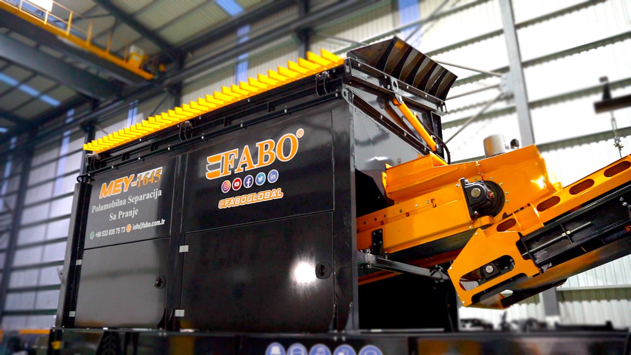 Új Mobil törőgép FABO Mobile crusher: 12 kép. Új Mobil törőgép FABO Mobile crusher: 12 kép.