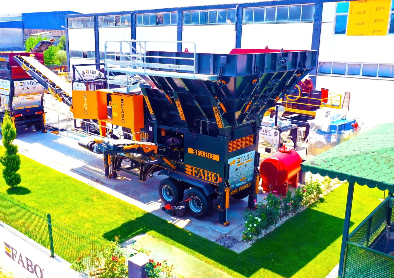 FABO Mobile crusher - Mobil törőgép: 1 kép. FABO Mobile crusher - Mobil törőgép: 1 kép.