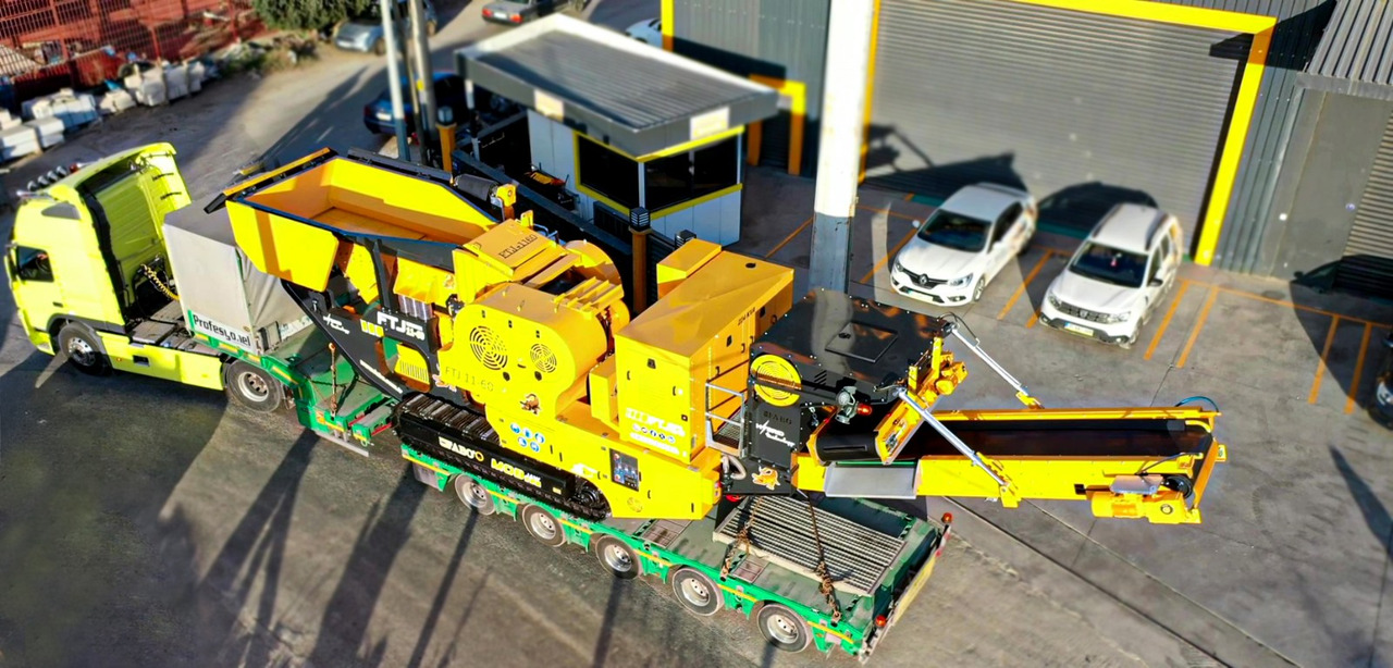 FABO Mobile crusher - Mobil törőgép: 5 kép. FABO Mobile crusher - Mobil törőgép: 5 kép.
