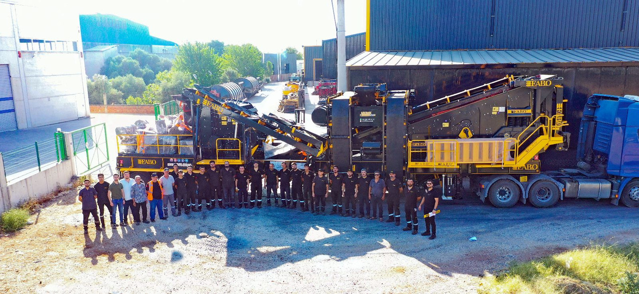 FABO Mobile crusher - Mobil törőgép: 3 kép. FABO Mobile crusher - Mobil törőgép: 3 kép.