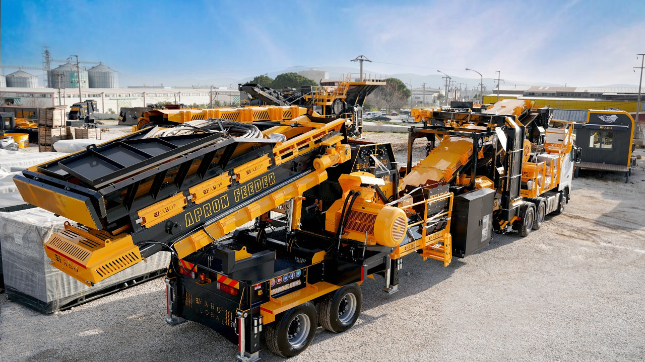 FABO Mobile crusher - Mobil törőgép: 5 kép. FABO Mobile crusher - Mobil törőgép: 5 kép.