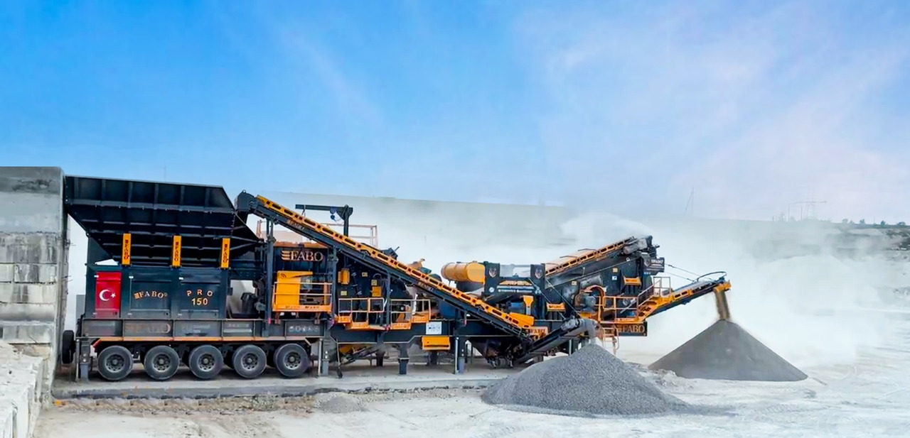 FABO Mobile crusher - Mobil törőgép: 3 kép. FABO Mobile crusher - Mobil törőgép: 3 kép.