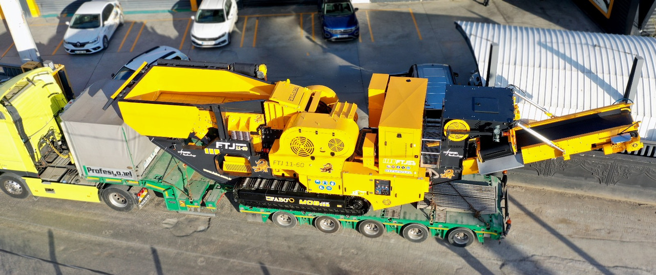 Új Mobil törőgép FABO Mobile crusher: 7 kép.