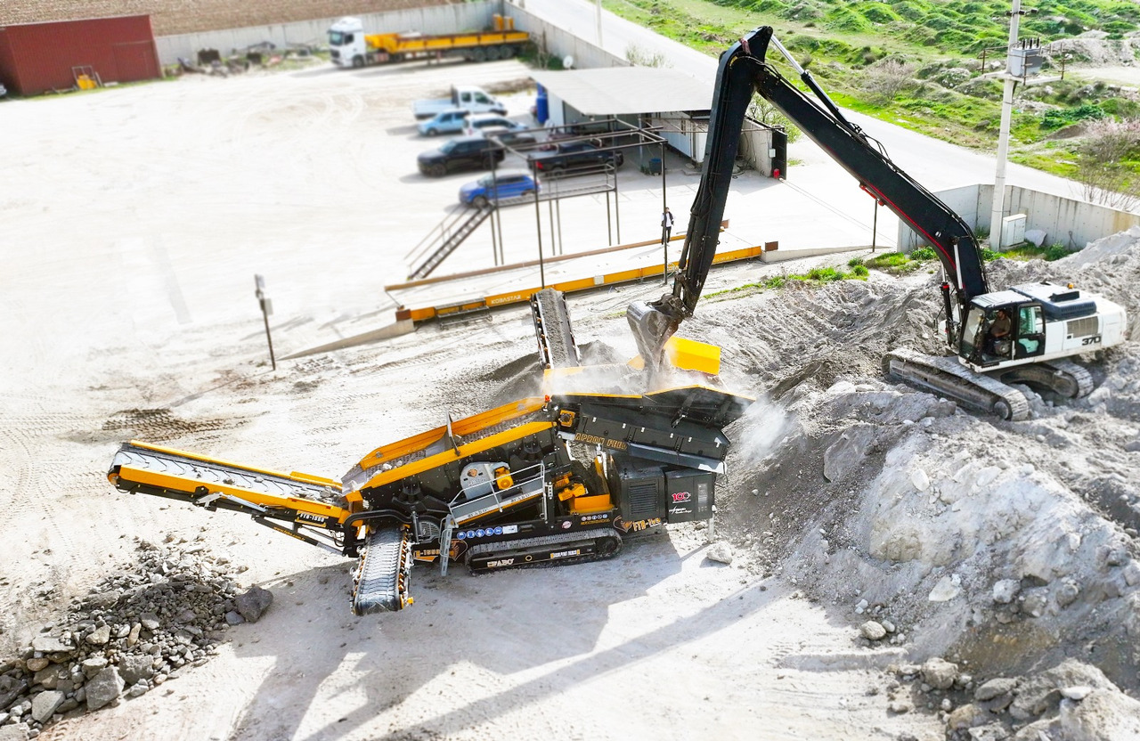 FABO Mobile crusher - Mobil törőgép: 5 kép. FABO Mobile crusher - Mobil törőgép: 5 kép.