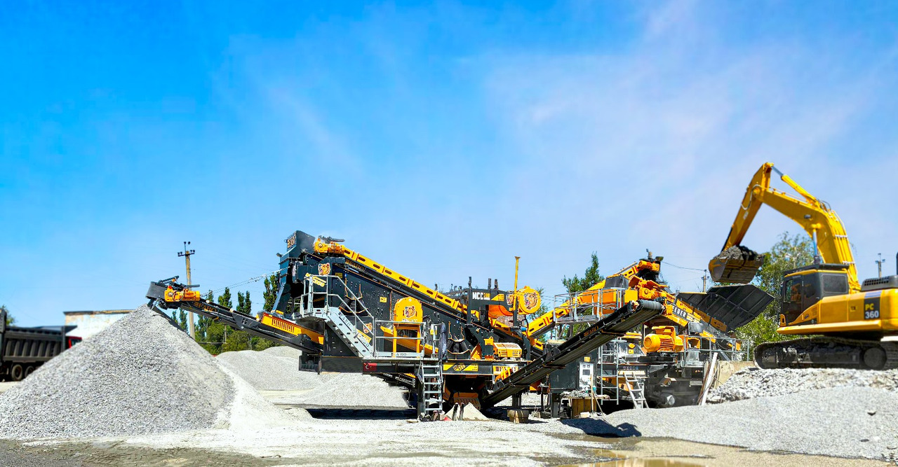 FABO Mobile crusher - Mobil törőgép: 2 kép. FABO Mobile crusher - Mobil törőgép: 2 kép.