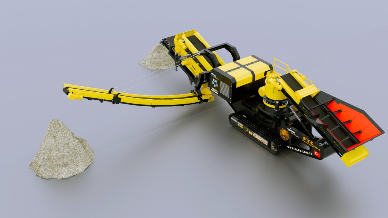 FABO Mobile crusher - Mobil törőgép: 2 kép. FABO Mobile crusher - Mobil törőgép: 2 kép.