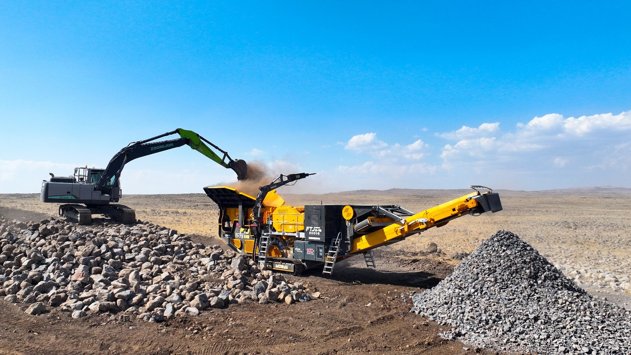 FABO Mobile crusher - Mobil törőgép: 5 kép. FABO Mobile crusher - Mobil törőgép: 5 kép.