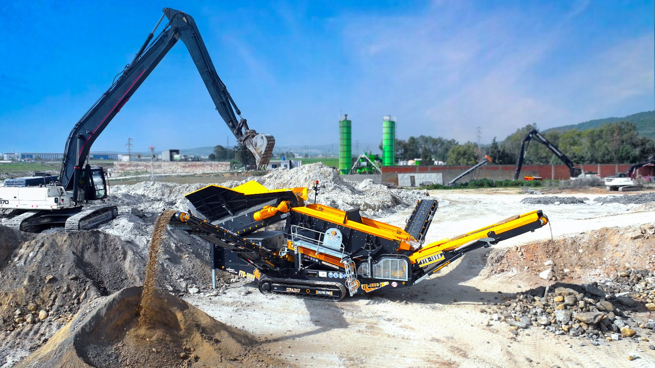 FABO Mobile crusher - Mobil törőgép: 1 kép. FABO Mobile crusher - Mobil törőgép: 1 kép.